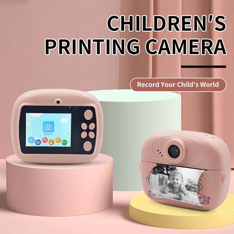 DIY Instant Digital Camera for Kids with Color Set and Charging Cable - Tafeen Toys
