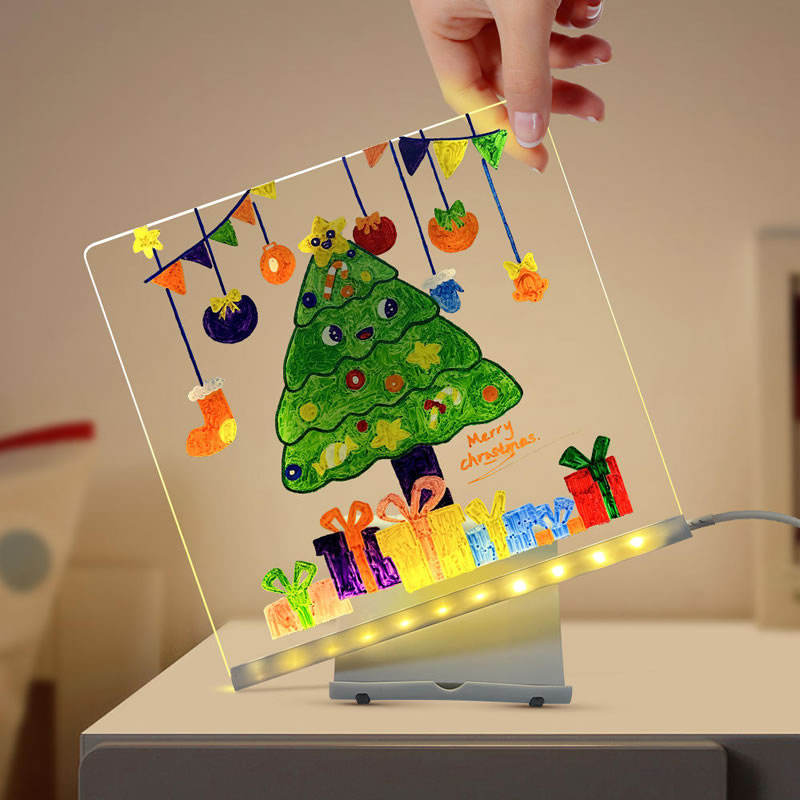 LED Light Acrylic Magic Board for Kids