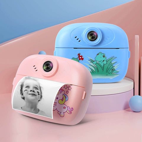 DIY Instant Digital Camera for Kids with Color Set and Charging Cable