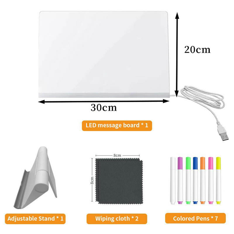 LED Light Acrylic Magic Board for Kids