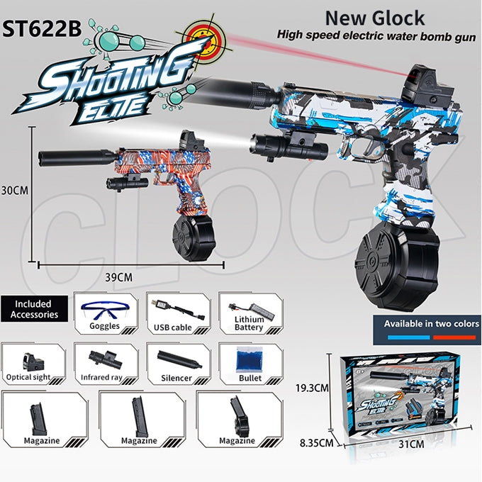 Automatic Bretta Gel Blaster Pistol Toy With Rechargable Battery